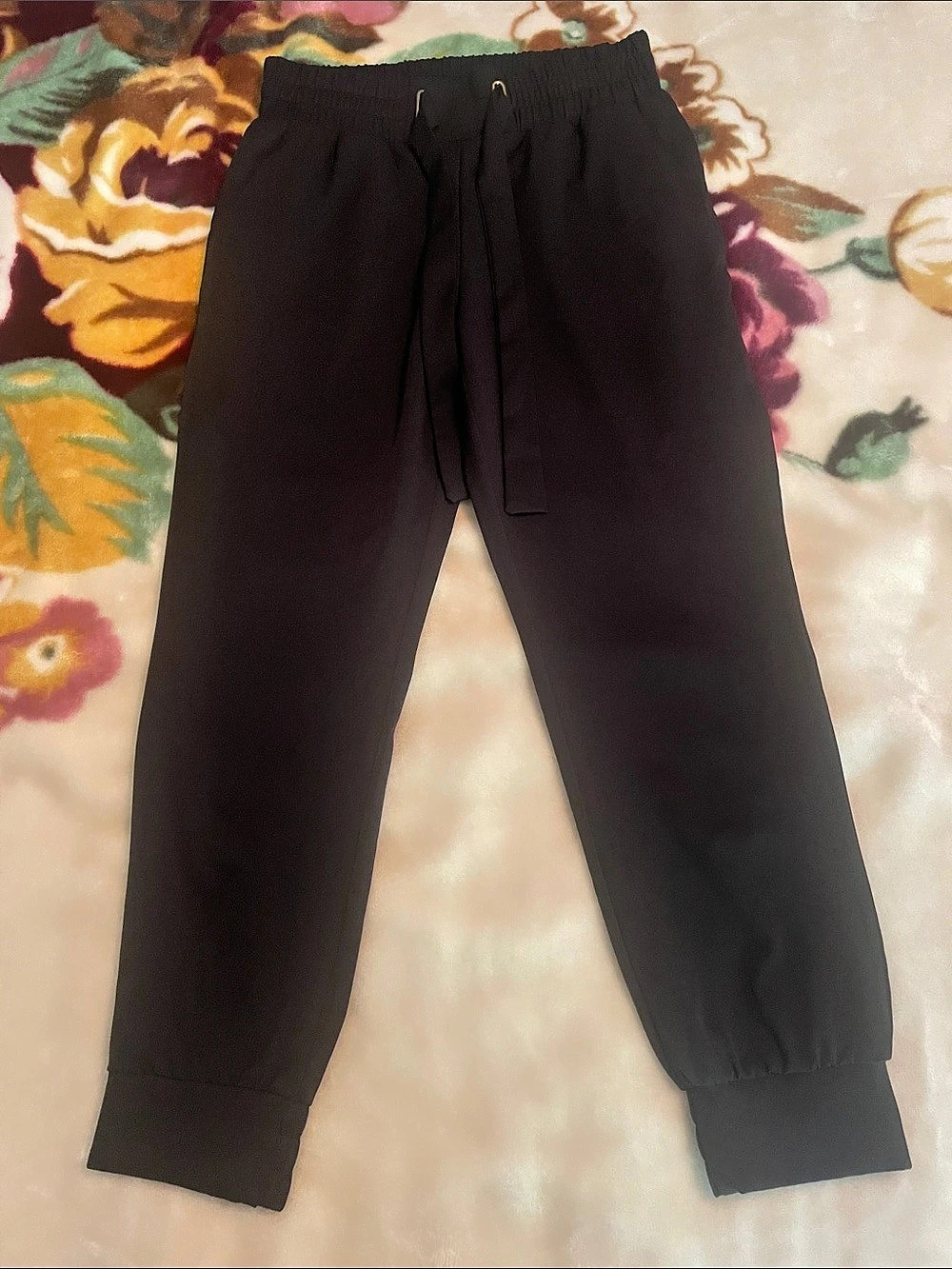 ReVamped Black Jogger Pants Size Medium Like New